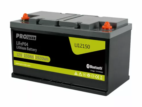 Pro-User LI12150 150 Ah Li-Ion munka akkumulátor (LifePO4)