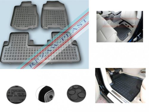 Rezaw fekete gumiszőnyeg Honda CR-V IV SUV  2012-2018 (200916)