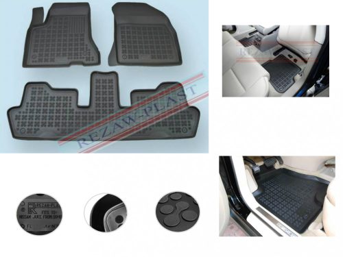 Rezaw fekete gumiszőnyeg Citroen C4 Grand Picasso I Minivan  2006-2013 (201210)