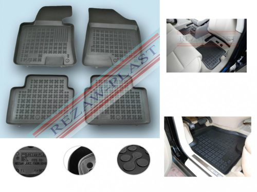 Rezaw fekete gumiszőnyeg Hyundai i30 II 12-17,Kia PROCEED II 12-18, CEED II 12-18 (201613)
