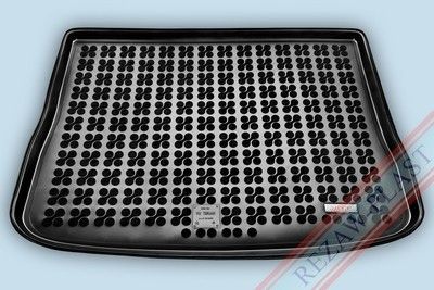 Rezaw fekete gumi csomagtértálca Volkswagen TIGUAN I  SUV 5 üléses, pótkerékkel (teljes méretb