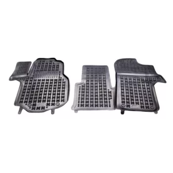   Rezaw fekete gumiszőnyeg Man TGE 2, 3 utas, extra anyaggal a vezető oldalon 2017 -