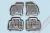Rezaw fekete gumiszőnyeg Ford MONDEO MK3 Sedan/kombi/Hatchback 2000-2007 (200601)