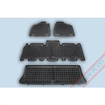   Rezaw fekete gumiszőnyeg Kia CARNIVAL II 7 személyes 2005 - 2014