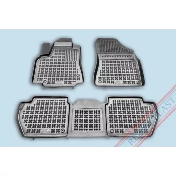   Rezaw fekete gumiszőnyeg Peugeot PARTNER II 5 személyes 2008-2018 (201212)