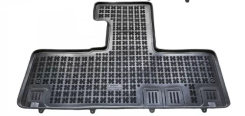 Rezaw fekete gumiszőnyeg Toyota PROACE VERSO II VAN/kombi 2. sor, 3 üléses változat, amiko