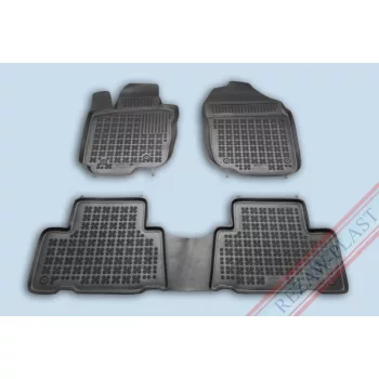   Rezaw fekete gumiszőnyeg Toyota RAV 4 III SUV 5 ajtós, európai változat 2006-2012 (201406)