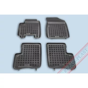   Rezaw fekete gumiszőnyeg Toyota YARIS I 1999 - 2005 5 ajtós, tűzoltó készülék kivágással