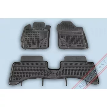   Rezaw fekete gumiszőnyeg Toyota YARIS III Hatchback hybrid, facelift után 2014-tól (201430)