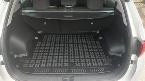 Rezaw fekete gumi csomagtértálca Kia SPORTAGE IV SUV felső tálcás, facelift előtt és után