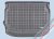 Rezaw fekete gumi csomagtértálca Nissan Qashqai Crossover 2021-tól (felső tálca)