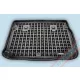 Rezaw fekete gumi csomagtértálca Renault SCENIC II Minivan rács nélkül 2003-2009 (231329)