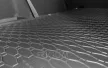 Eco fekete gumi csomagtértálca kb 1 cm peremmel DODGE Durango 2011- 3. sor összecsukva