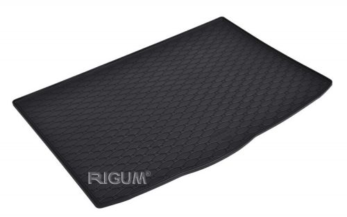 Rigum fekete gumi csomagtértálca kb 1cm peremmel KIA Stonic 2017- INTERFLOOR nélkül