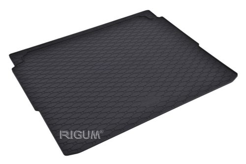 Rigum fekete gumi csomagtértálca kb 1cm peremmel Peugeot 3008 II Crossover 2016-