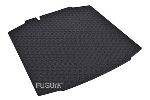 Rigum fekete gumi csomagtértálca kb 1cm peremmel Skoda Rapid Hatchback 2012-2019