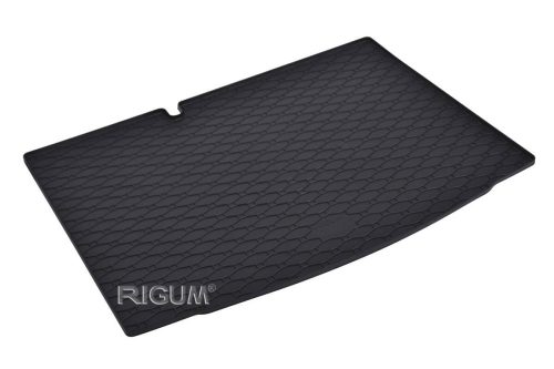 Rigum fekete gumi csomagtértálca kb 1cm peremmel Skoda Fabia III Hatchback 2014-2021