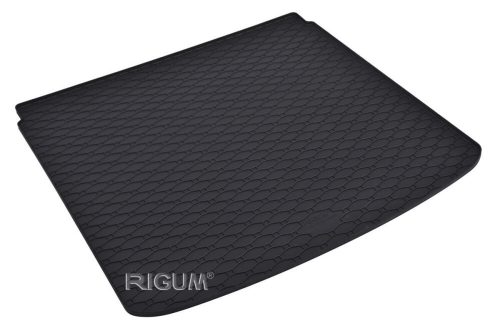 Rigum fekete gumi csomagtértálca kb 1cm peremmel Skoda Enyaq Crossover 2021-