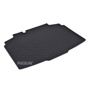   Rigum fekete gumi csomagtértálca kb 1cm peremmel Skoda Fabia IV Hatchback 2021-
