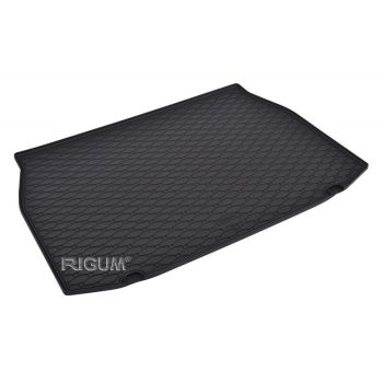   Rigum fekete gumi csomagtértálca kb 1cm peremmel TOYOTA C-HR 2016- FELSŐ pozícióban