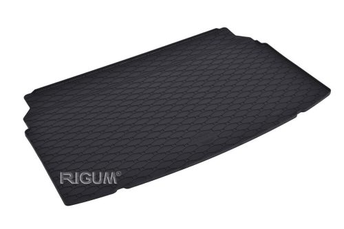 Rigum fekete gumi csomagtértálca kb 1cm peremmel Volkswagen Polo VI Hatchback 2017-