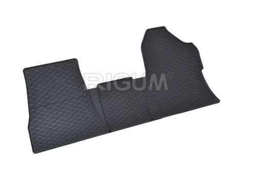 Rigum méretpontos gumiszőnyeg Renault Master IV 2024- 2 vagy 3 üléses, csak az első ülésekhez