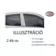 Sporty 2 darabos légterelő Dacia Logan 4 ajtós 2004-2012, Dacia Logan MCV 5 ajtós 2004-2012 (F0015)