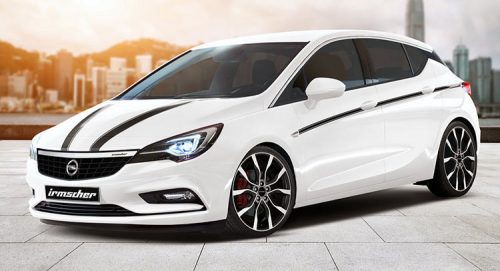 Sporty Opel Astra K Sporty légterelő szett első + hátsó ablakra, 4db} 5 2015-