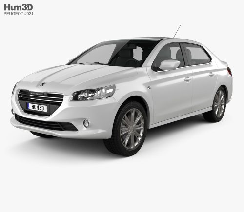 Sporty 2 darabos légterelő, Peugeot 301, 4 ajtós, 2013-