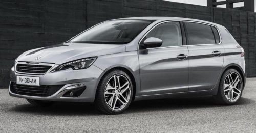 Sporty 2 darabos légterelő, Peugeot 308 2013-, 5 ajtós