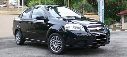 Sporty 4 darabos légterelő Chevrolet Aveo 4 ajtós 2005- (F3203_3222)