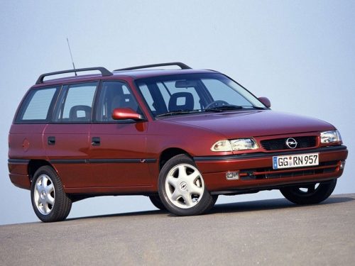 Szatuna Opel Astra F Karavan Szatuna légterelő szett első + hátsó ablakra, 4db} 5 1992-1994