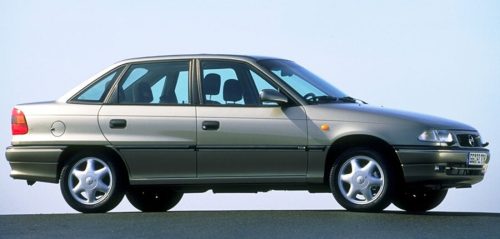Szatuna Opel Astra F Szatuna légterelő szett első + hátsó ablakra, 4db 4 1994-2002