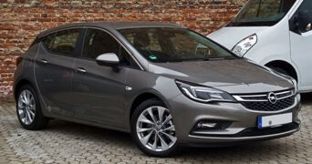 Szatuna Opel Astra K Szatuna légterelő szett első + hátsó ablakra, 4db 5 2015-