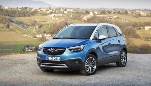 Szatuna Opel Crossland X Szatuna légterelő szett első + hátsó ablakra, 4db} 5 2017-