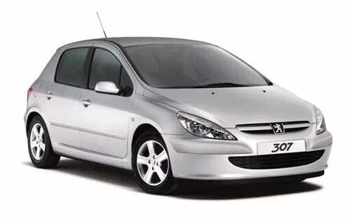 Szatuna Peugeot 307 Szatuna légterelő szett első+hátsó ablakra, 4 db 5 2001-2008