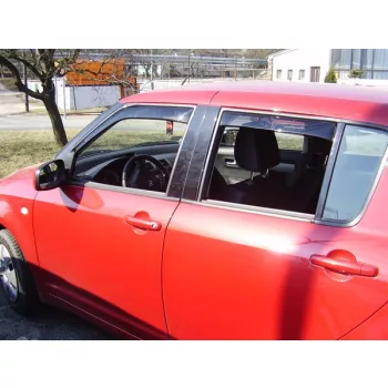   Szatuna Suzuki Swift Szatuna légterelő szett első+hátsó ablakra, 4 db 5 2005-2010