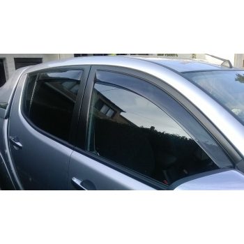   Szatuna Mitsubishi L 200 Szatuna légterelő szett első+hátsó ablakra, 4 db 4 2006-2015