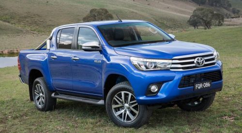 Szatuna Toyota Hilux Szatuna légterelő szett első + hátsó ablakra, 4db} 4 2016-