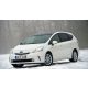 Szatuna Toyota Prius Plus Szatuna légterelő szett első + hátsó ablakra, 4db} 5 2013-