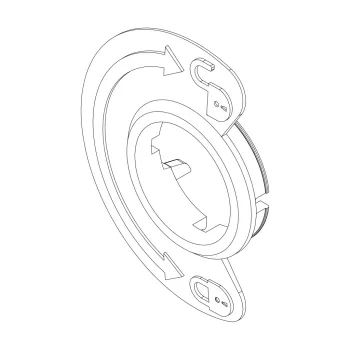 Thule zár rosetta (14328)