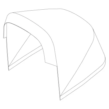   Thule Active Kid Canopy szövet - Szürke melange (1540108025)
