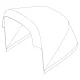 Thule Active Kid Canopy szövet - Szürke melange (1540108025)