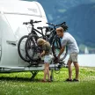Thule Caravan Superb Short XT - Black Kerékpártartó 2 db k.párhoz