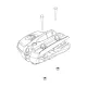 Thule Active Kid Versa szárny 2.0 szerelvény jobb oldali (40191500)