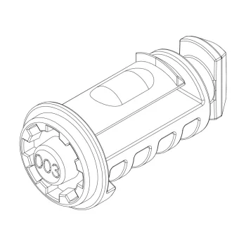 Thule műanyag zár henger 2c (50287)