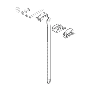 Thule pumpa kapcsok incl. heveder+kapocs (52293)