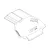 Thule wingbar edge láb fedél bal (52313)