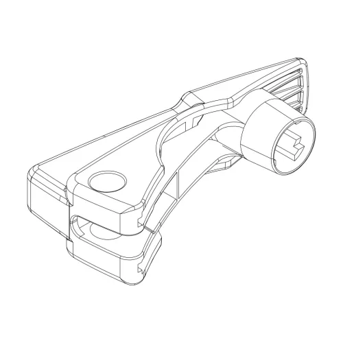 Thule 598 excenteres kilincs kulcsos (52675)