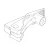Thule 598 excenteres kilincs kulcsos (52675)